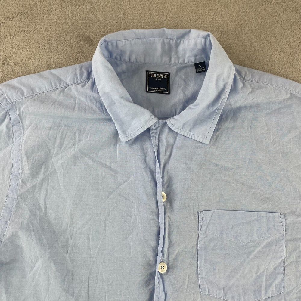 Todd Snyder Sky Blue Casual Button Down Shirt
